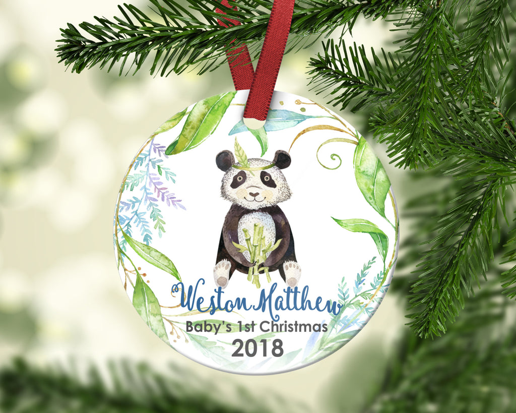 Panda Christmas Ornament