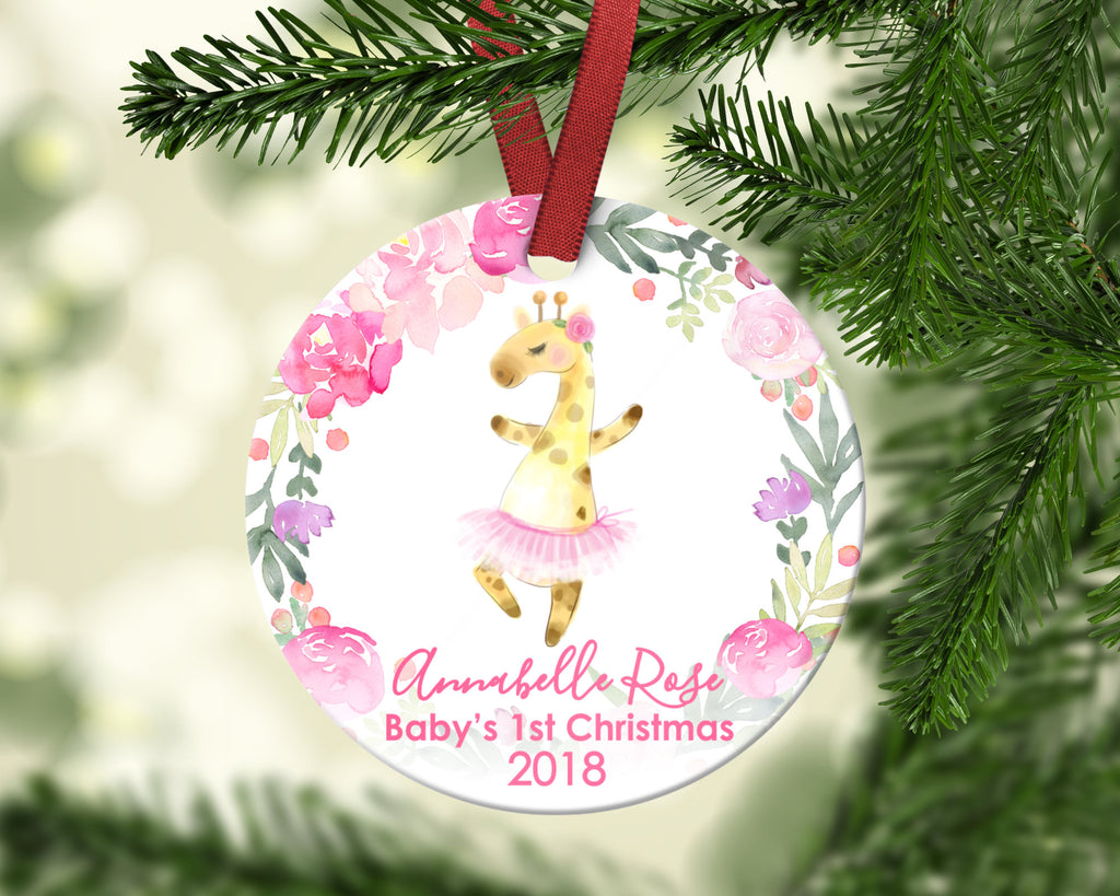Giraffe Christmas Ornament