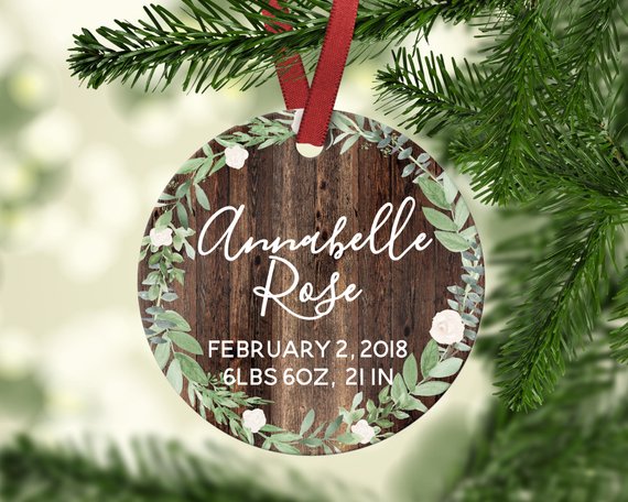 Floral Christmas Ornaments