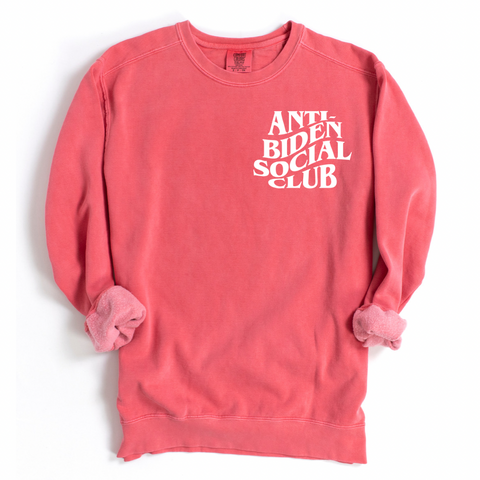 Anti Biden Social Club Crewneck Sweatshirt