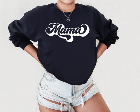 Mama Retro Crewneck Sweatshirt