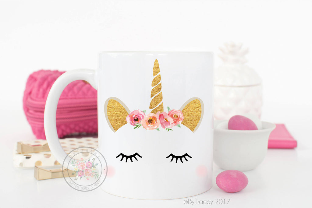 Unicorn Coffee Mug.Unicorn Face Coffee Mug