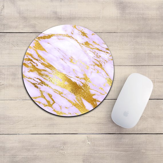 Purple Marble Mousepad
