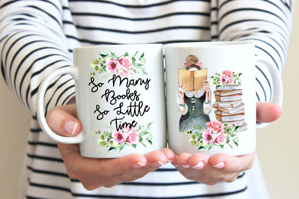 So Many Books So Little Time Coffee Mug
