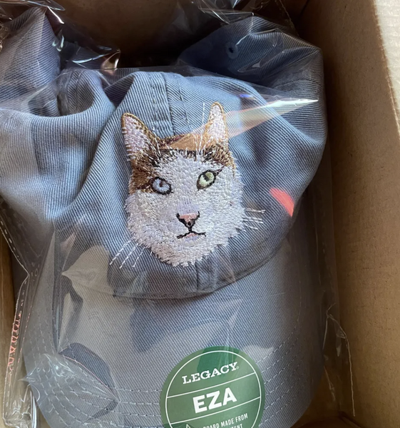 Custom Embroidered Pet Hat. Custom Dog Hat, Custom Cat Hat, Embroidered pet Dad Hat