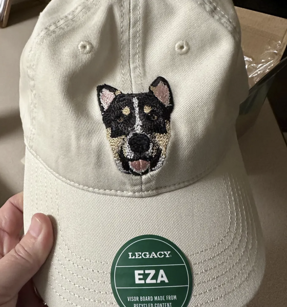 Custom Embroidered Pet Hat. Custom Dog Hat, Custom Cat Hat, Embroidered pet Dad Hat