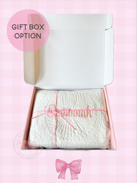 Custom Embroidered Baby Blanket. Custom Baby Shower Blanket. Baby Shower Gift