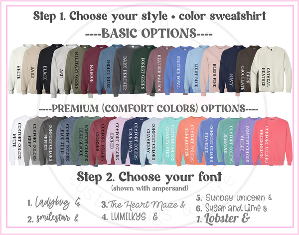 Custom Embroidered Pet Crewneck Sweatshirt, Custom Dog Shirt, Custom Cat Sweatshirt