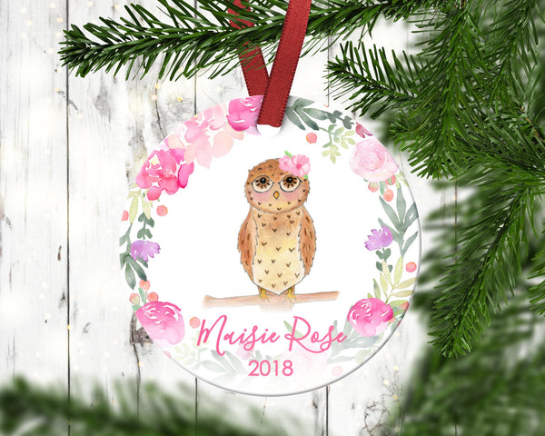 Owl Children’s Christmas Ornament
