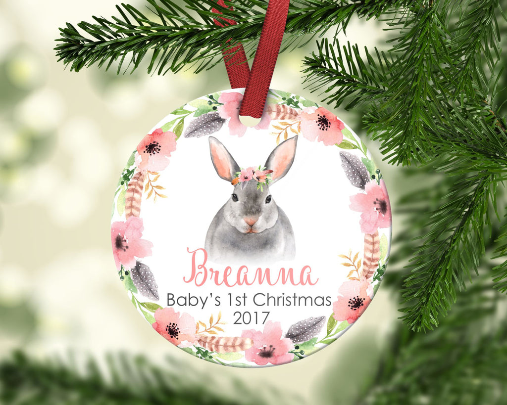 Baby's first Christmas ornament.