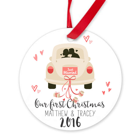 Our first Christmas Ornament. Personalized