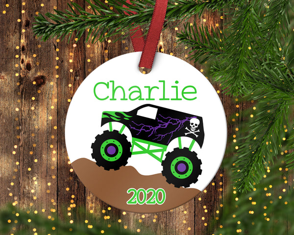 Children's Monster Truck Christmas ornament