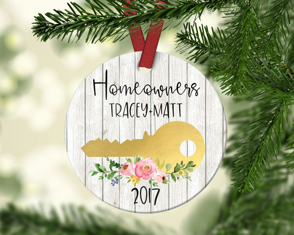 Homeowner Christmas Ornament. Personalized