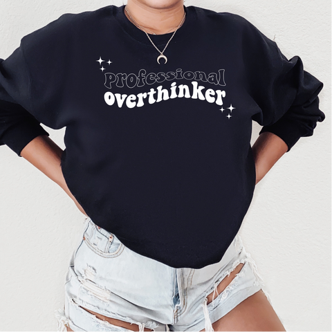 Professional Overthinker Crewneck Sweatshirt