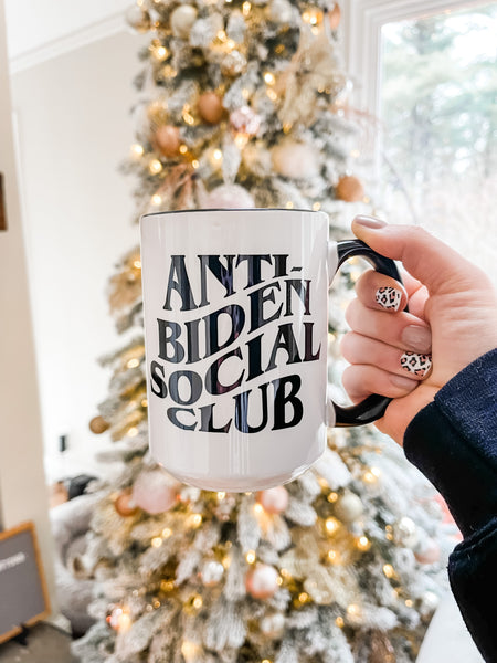 Anti Biden Social Club Coffee Mug