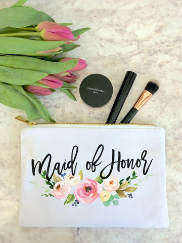 Maid Of Honor Cosmetic Bag