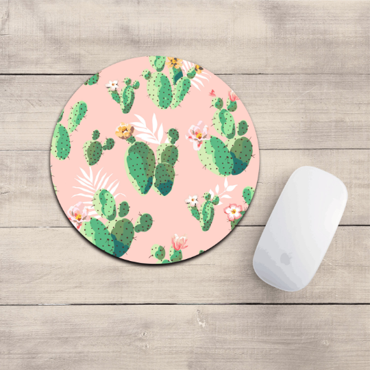Pink Cactus Mousepad